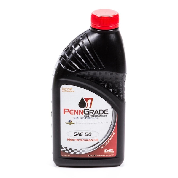 Penngrade Motor Oil BPO71156 SAE 50 High Performance Oil - 1 qt. Bottle BPO71156 - main